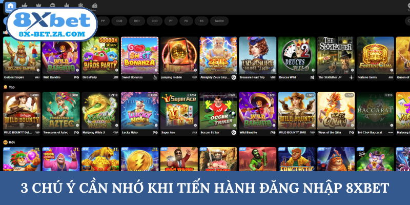 3 chú ý cần nhớ khi tiến hành đăng nhập 8XBET