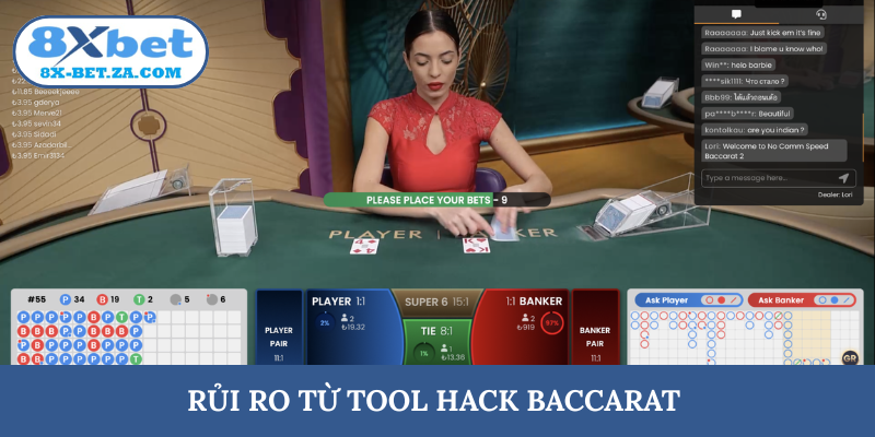 Rủi ro từ tool hack Baccarat